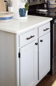 mixing metals kitchen hardware update