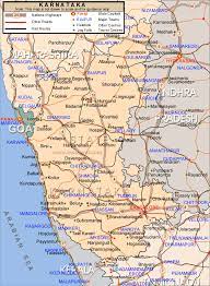 The konkan railway network connects the various shoreline areas of the state of karnataka. Karnataka Map Page 4 Line 17qq Com