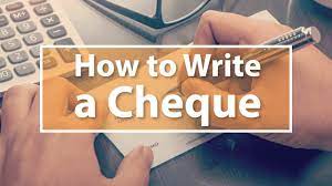 Protect yourself by learning the 6. How To Write A Cheque Youtube