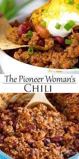 Whether you're craving a classic like tuna noodle or looking for a recipe with a twist (like mini spinach and. The Pioneer Woman Chili Video Ground Beef Recipes For Dinner Beef Recipes For Dinner Chili Recipe Easy