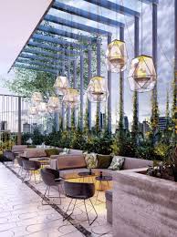 Check Out This Behance Project Fantastic Balcony Cafe Https Www Behance Net Gal Rooftop Restaurant Design Restaurant Interior Design Cafe Interior Design