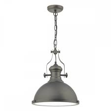 Here at the lighting superstore we know how important the right illumination can be to a home, and that's why we offer a fantastic range of ceiling light fixtures and fittings. Industrial Pewter Ceiling Pendant Light Lighting Company
