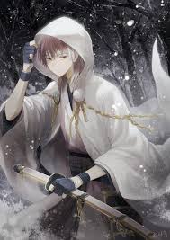 Anime boy grey eyes : Christmas Anime Boy Touken Ranbu Anime Awesome Anime Anime Images