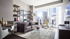 The birch theme is a nice pairing with the view. 3 Apartment Living Room Decorating Ideas Luxury Living