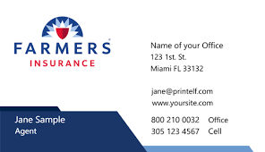 Pin On Farmers Insurance Business Cards