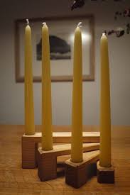 Advent Wreath Candle Holder Wooden Candle Holder Wooden Etsy Wooden Candle Holders Wooden Candles Wreath Candle Holder