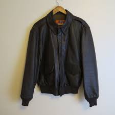 Vtg Cooper A 2 Brown Flight Us Air Force Levis Leather Jacket 42r B1 Menlo L Fashion Clothing Shoes Accessories Mens Leather Jacket Jackets Coats Jackets