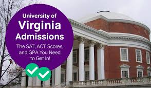 university of virginia admissions the sat act scores and