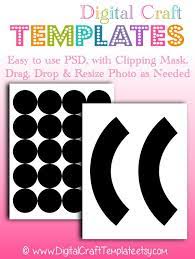 Download 8 5 Quot X11 Quot Digital Party Printable Template 2 Quot Round Cupcake Toppers And Sleeves Photoshop Templat Template Printable Party Printables Templates