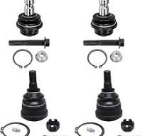 Amazon.com: Detroit Axle - 4 rótulas delanteras para Nissan ...