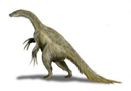 a restoration of the therizinosaur nothronychus art by nobu tamura altered by arthurweasley image from wikipedia prehistoric animal tails dinosaur