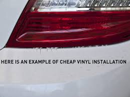First, make sure you follow the 4 rules of a proper vinyl wrap: Cheap Car Wrap