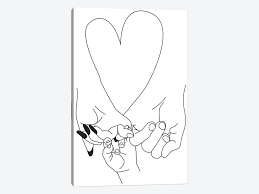 The thumb and pinky remain bent over the palm. Pinky Promise Parent S Pinky Promise Canvas Honeymoon Hotel Icanvas