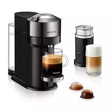 Since the coffee pod/capsule market has expanded over the past few years there are now so many different brands that create pods and machines. Nespresso Vertuo Next Deluxe By Breville With Aeroccino Milk Frother Dark Chrome In 2021 Nespresso Pod Coffee Machine Coffee And Espresso Maker