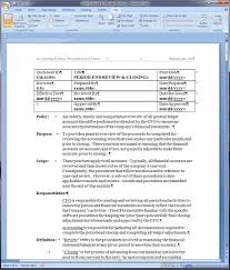 The Exciting Period End Review And Closing Policy And Procedure Word Template With Training Manual Template Microsoft Word Pics B In 2020 Word Template Words Word Free