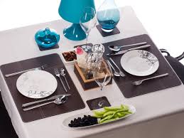 To complete the dining table set, table linen, table mats, and runners are collectively important. Set Of 8 10 12 Table Placemats Brown Place Mats Recycled Leather Table Mats And Coasters New Homers Gift Table Set For 8 Placemats Dining Table Decor Brown Home Decor