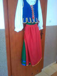 Polskie Stroje Ludowe Stroj Dobrzynski High Waisted Skirt Folk Costume Cheer Skirts
