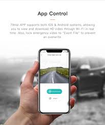 With the phone dash cam app, you can use your phone as a 4k dashcam. 70mai Dash Cam Lite 70mai