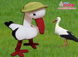 Amigurumi Leylek Yapilisi Orgu Oyuncak Oyuncak Amigurumi Orgu
