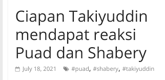 Takiyuddin hassan 40,620 62.09% mohamad fatmi che salleh 24,650 37.68% 66,277 15,970 81.55% mohd zakiman abu bakar 148 0.23% 2018: Takiyuddin Haji Hassan Takiyuddin61 Twitter