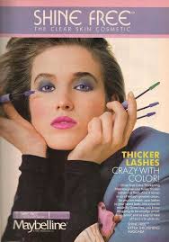 Maybe She S Born With It Maybe It S Maybelline Slogan 20 Hilarious Embarrassing 80s Beauty Trends Photos Makeup Ads Vintage Makeup Ads Colored Mascara