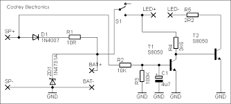 As can be seen in the given circuit diagram, the design. Mini Solar Garden Street Light Codrey Electronics