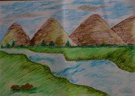 Oil Pastels Scenary Simple And Easy Oil Pastels For Kids Beginners School Painting Competition Dr Painting Competition School Painting Pastel Drawing