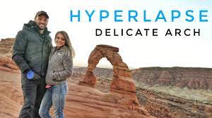 I think the other arch is a few hundred feet before you reach the delicate arch overlook. Delicate Arch Sunrise Hyperlapse Arches National Park Youtube