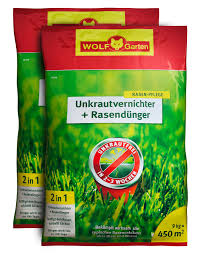 Unkrautvernichter und rasendünger 450 m² lieferumfang: Paket Wolf Garten Sq 450 Unkrautvernichter Plus Rasendunger 18kg Vorteilspack 2x9kg Fur 900m Meingartencenter24 De Weber Grills Gartenzubehor Und Mehr