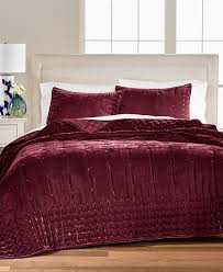 Velvet binding and mitered corners. Martha Stewart Collection Closeout Tufted Velvet Quilt Sham Collection Created For Macy S Reviews Quilts Bedspreads Bed Bath Macy S