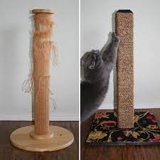 Diy Cat Scratching Post Dream A Little Bigger Diy Cat Scratcher Diy Cat Scratching Post Cat Scratcher Post