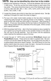 3ø wiring diagrams diagram dd1. Vats Passlock Transponder Universal Alarm Bypass Module Model Aspassiii Pdf Free Download
