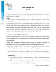 Karena perusahaan ini menjalankan bisnisnya di berbagai negara maka sifat. 20190418134039 Tk4 W10 S15 R2 Jawaban 1 Docx Tugas Kelompok Ke 4 Week 10 Sumber Lawrence J Gitman Chad J Zutter 2012 Principles Of Managerial Course Hero