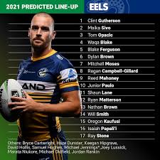 Parramatta eels 2018 nrl stats, view total stats, per game stats and what nrl players are performing best for your club. Nrl 2020 Parramatta Eels 2021 Round 1 Predicted Team Nrl