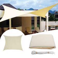 A wide variety of sun sail canopy options are available to you, such as commercial buyer, season, and sail material. 3 5x3 5m Square Sun Shade Sail Canopy Patio Garden Awning Uv Block Top Shelter Beige Sale Banggood Com