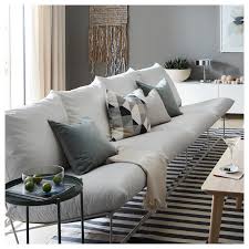 Havsten 4 Seat Sofa In Outdoor Without Armrests With Open End Beige Ikea Ikea Outdoor Furniture Sofa Cushions On Sofa