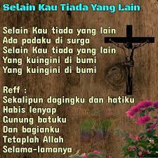 Lirik Selain Kau Tiada Yang Lain