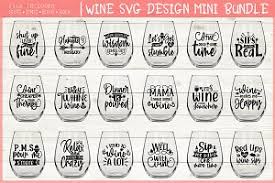 Download Christmas Wine Svg Bundle Pre Designed Illustrator Graphics Creative Market