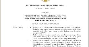 Check spelling or type a new query. Sk Tpk Tpbj Terbaru 2019 Disertai Tugasnya Format Doc Pdf Tribun Desa