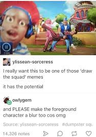Pin By Jamie 387 On Draw Tag The Squad Poses Draw The Squad Art Memes Drawing Challenge