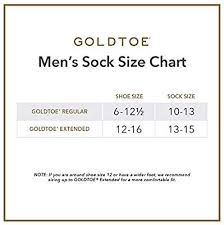 Gold Toe Mens 6 Pack Cotton Crew Athletic Sock White 10