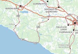 La coordinación general de comunicación social, le notificará de cualquier cambio al aviso de privacidad mediante comunicados que se publicaran a través del portal web: Michelin Landkarte Michoacan De Ocampo Stadtplan Michoacan De Ocampo Viamichelin