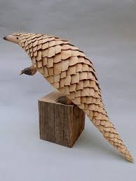 Pangolin Pangolin Art Pangolin Cardboard Sculpture