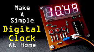 As may be witnessed in the given diagram the heart of the 12v contact simple led circuits: How To Make A Simple Digital Clock At Home Youtube