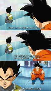 Vegeta And Goku Talking About Saiyan Age In Dbs Dragon Ball Z Dragon Ball Dragon Ball Super