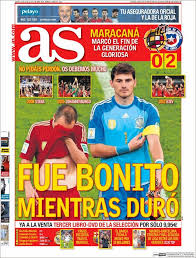 Chile vs españa brasil 2014. Espana Eliminada Adios Al Mundial Las Portadas