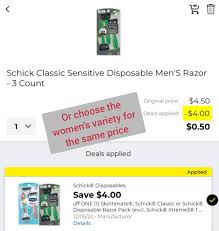 Useful app where you find many digital coupons for dollar general. Dollar General 50 Schick Razors Penny Puss