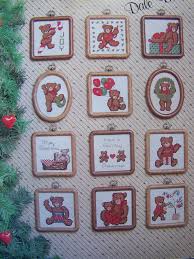 Check spelling or type a new query. 21 Vintage 80s Cross Stitch Patterns A Teddy Bear Christmas Free Usa Shipping