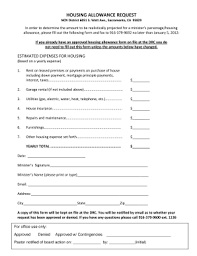 Maybe you would like to learn more about one of these? Fillable Online Agncn Housing Allowance Request Ncn Assemblies Of God Agncn Fax Email Print Pdffiller