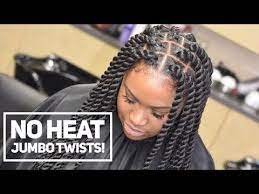 No Heat No Problem Smooth Jumbo Twists On Natural Hair Youtube Natural Hair Twists Jumbo Twists Natural Hair Styles
